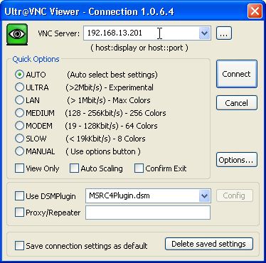 Настройка UltraVNC 9